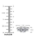 3.5 Carat Cushion Cut Three-Stone Moissanite Classic Engagement Ring in 18K White Gold Plating for Women