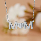 MOM Birthstone Pendant Necklace