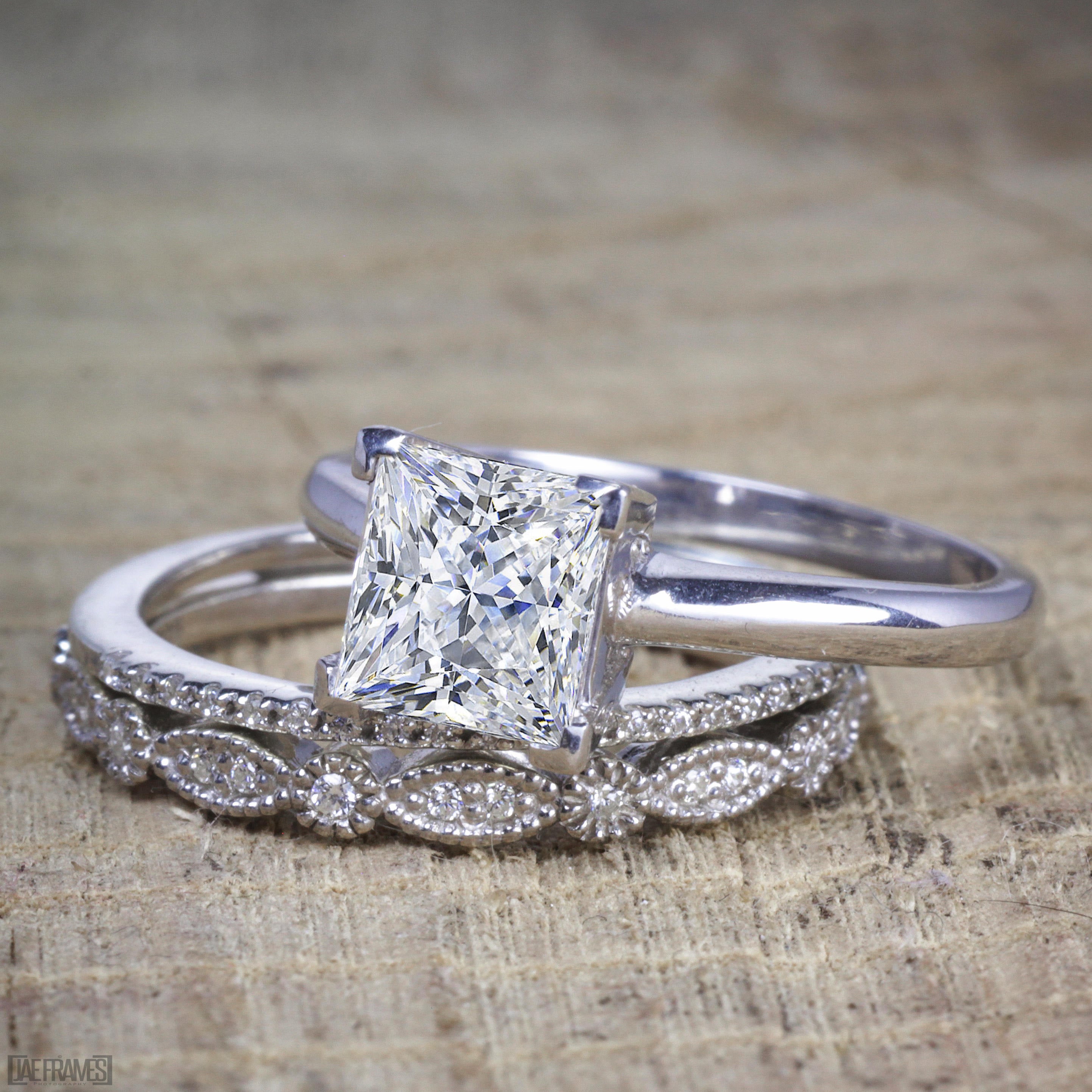 Amazon.com: CHWLNJN Fashion 925 Sterling Silver Shiny CZ Diamond Ring  Princess Cubic Cut Zirconia Ring Women's Diamond Ring Promise Eternal Engagement  Wedding Ring Luxury Jewelry (6) : Clothing, Shoes & Jewelry