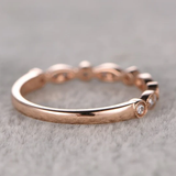 0.25 ct Vintage Milgrain Wedding Ring Band