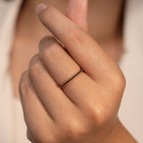 0.25 Carat Round cut Semi Eternity Wedding Ring Band