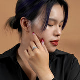 1.25 Carat Pear Cut Moissanite Twisted Wedding Ring Set