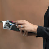 Art Deco 2 Carat Oval cut Real Moissanite Wedding Trio Ring Set with Engagement Ring and 2 Wedding Bands in 18k Gold Over Silver