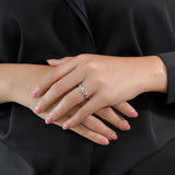 0.30 ct - Vintage Style - Milgrain - Stackable Ring