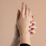 Gorgeous 1 Carat Heart Cut Moissanite Pendant Necklace in 18K White Gold Plating over Silver