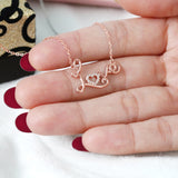 Enchanting Love Lab Diamond Pendant Necklace