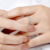 Chic Infinity Pave Setting Wedding Band