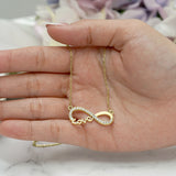 Infinity Love Pendant Necklace - Meaningful Jewelry for Her - Anniversary Gift