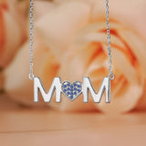 MOM Birthstone Pendant Necklace