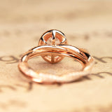 Unique 1.75 Carat Oval Cut Moissanite Wedding Bridal Ring Set in 18k Rose Gold Over Silver