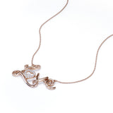 Enchanting Love Lab Diamond Pendant Necklace