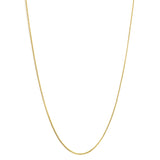 Thin Snake Chain Necklace - Dainty Necklace - 18K Yellow Gold Plating over Silver - Herringbone Chain Necklace for Women