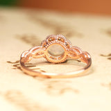 Art Deco 1.25 Ct Round Cut Lab Created Opal Engagement Ring