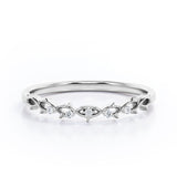 Twisted Thorn 0.05 TCW Round Shape Wedding Band