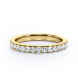Eternity 0.25 TCW Round Cut Stackable Ring