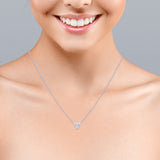 Three Stone Jewelry Gift Set of 1 TCW Moissanite with Ring, Earrings & Pendant