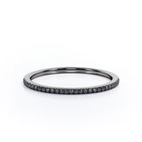 Classic 0.15 TCW Round Cut Pave Wedding Band