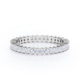 0.25 TCW Princess Cut Eternity Stackable Ring