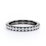 Eternity 0.25 TCW Round Cut Stackable Ring