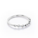 Twisted Thorn 0.05 TCW Round Shape Wedding Band