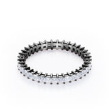 0.25 TCW Princess Cut Eternity Stackable Ring