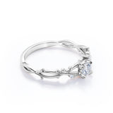 Certified 0.50 Ct Round Lab Diamond Nature Engagement Ring