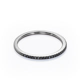 Classic 0.15 TCW Round Cut Pave Wedding Band