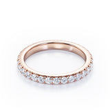 Eternity 0.25 TCW Round Cut Stackable Ring