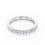 Pave Design 0.15 TCW Round Shaped Wedding Ring