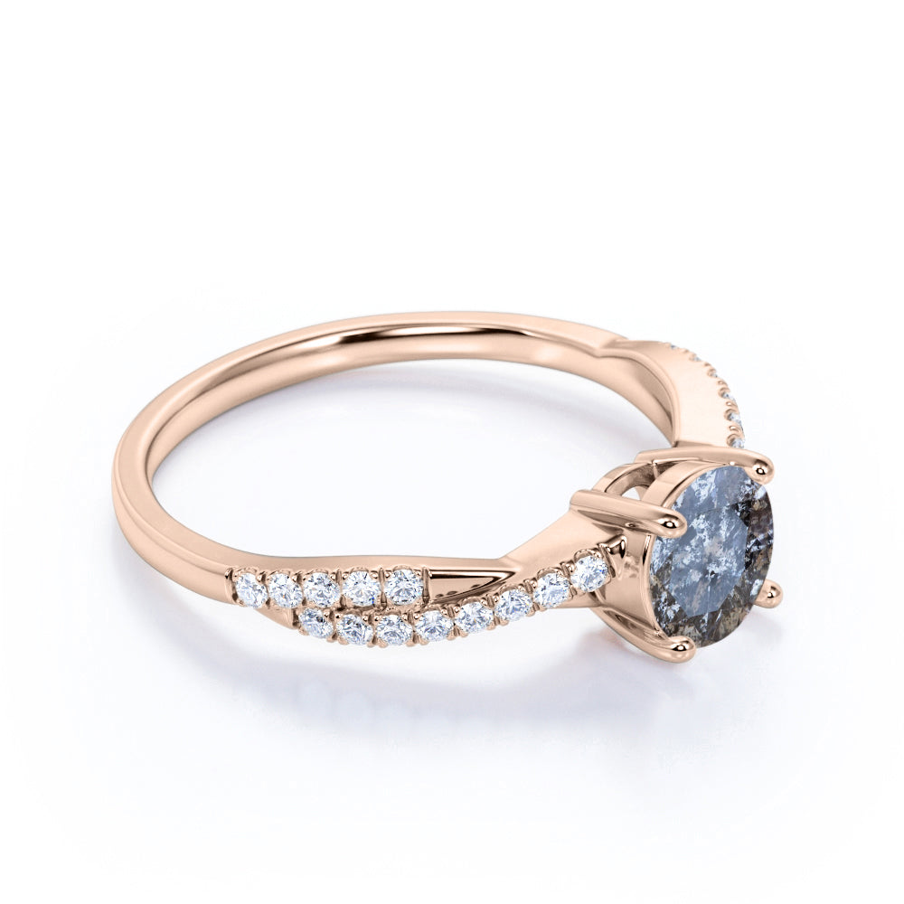 Stone Gray Diamond Silicone Ring – Casual Carats