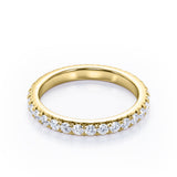 Eternity 0.25 TCW Round Cut Stackable Ring
