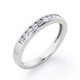 Flush-Channel 0.15 TCW Round Shape Wedding Band