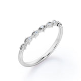 Twisted Thorn 0.05 TCW Round Shape Wedding Band