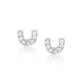 U-Shaped Pave Jewelry Gift Set of 0.20 TCW Moissanite with Ring, Earrings & Pendant