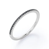 Classic 0.15 TCW Round Cut Pave Wedding Band