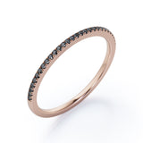 Classic 0.15 TCW Round Cut Pave Wedding Band