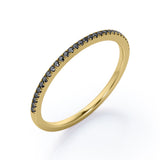 Classic 0.15 TCW Round Cut Pave Wedding Band