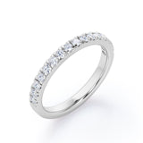 Pave Design 0.15 TCW Round Shaped Wedding Ring