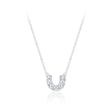 U-Shaped Pave Jewelry Gift Set of 0.20 TCW Moissanite with Ring, Earrings & Pendant