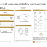 Certified - 4 Prong - 3 Carat Cushion Cut Moissanite - Solitaire Stud Earrings - 18K White Gold Plating Over Silver